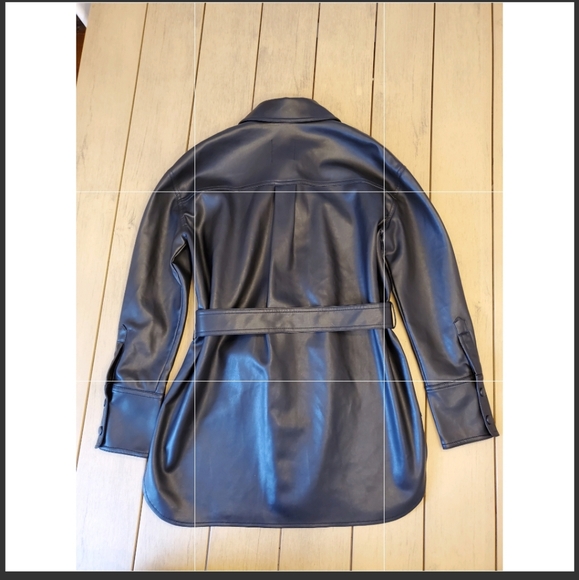 Faux leather jacket - Picture 2 of 4